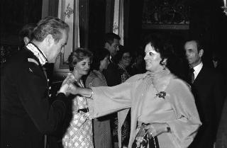 Incontro e successiva colazione privata in onore della consorte del Presidente del Messico signora Lopez Portillo