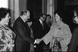 Incontro e successiva colazione privata in onore della consorte del Presidente del Messico signora Lopez Portillo