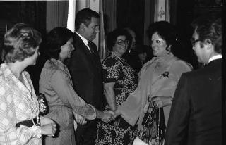 Incontro e successiva colazione privata in onore della consorte del Presidente del Messico signora Lopez Portillo