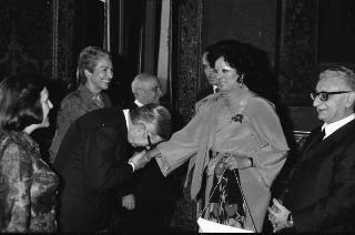 Incontro e successiva colazione privata in onore della consorte del Presidente del Messico signora Lopez Portillo