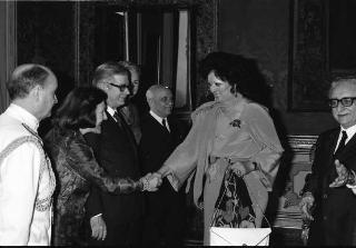 Incontro e successiva colazione privata in onore della consorte del Presidente del Messico signora Lopez Portillo