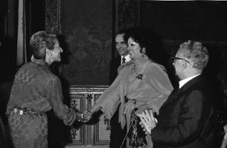 Incontro e successiva colazione privata in onore della consorte del Presidente del Messico signora Lopez Portillo