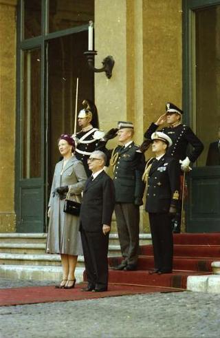 Visita di Stato in Italia della Regina di Danimarca Margrethe II e del Principe Henrik