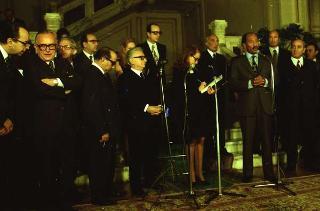 Visita di Stato del Presidente della Repubblica Araba d'Egitto El Sadat