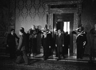 Colloquio del Presidente della Repubblica Giovanni Leone con il Primo Ministro di Grecia Constantin Karamanlis