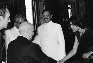 Ambady Krishnan Damodaran, nuovo ambasciatore dell'India: presentazione lettere credenziali al Presidente Supplente l'on. Amintore Fanfani (Palazzo Giustiniani)