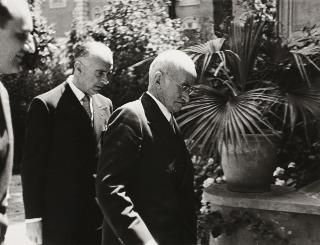 Visita del Presidente della Repubblica Luigi Einaudi a Carlo Sforza