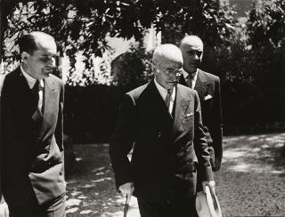 Visita del Presidente della Repubblica Luigi Einaudi a Carlo Sforza
