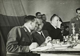 Visita del Presidente della Repubblica Luigi Einaudi alla caserma del 17° Reggimento Fanteria (Roma)