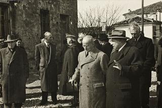 Visita del Presidente della Repubblica Luigi Einaudi a Marrara