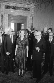 Incontro del Presidente della Repubblica Sandro Pertini con Margaret Thatcher, Primo Ministro di Gran Bretagna