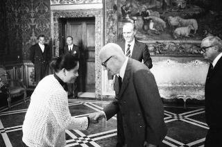 Signora Phan Thi Minh, nuovo ambasciatore della Repubblica Socialista del Vietnam: presentazione lettere credenziali