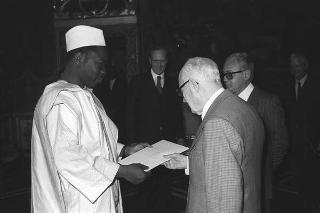 Noumon Diakite, nuovo ambasciatore della Repubblica del Mali: presentazione lettere credenziali