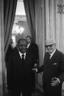 Colazione privata con Leopold Sedar Senghor, già Presidente della Repubblica del Senegal