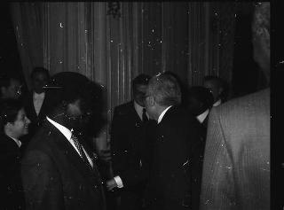 Incontro del Presidente della Repubblica Francesco Cossiga con il Presidente della Repubblica del Senegal, Abdou Diouf