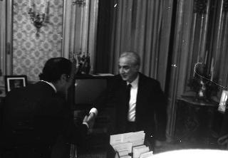 Raffaele Minicucci e Livio Bruno, rispettivamente amministratore delegato e direttore generale di Telespazio (privata)
