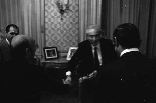 Raffaele Minicucci e Livio Bruno, rispettivamente amministratore delegato e direttore generale di Telespazio (privata)