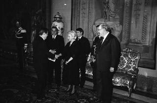 Visita ufficiale del Governatore Generale del Canada Jeanne Sauvé e consorte (4-6 marzo 1986)