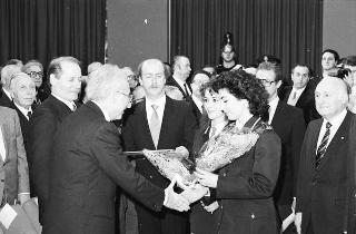 Intervento del Presidente della Repubblica Francesco Cossiga all'inaugurazione dell'anno accademico 1985-86 dell'Istituto superiore di polizia della Caserma Guido Reni a Roma (Flaminio)