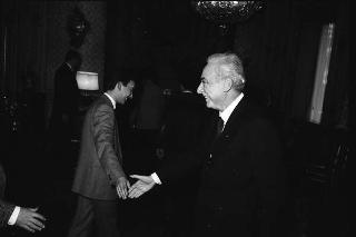 Incontro del Presidente della Repubblica Francesco Cossiga con il Direttivo nazionale di "Gioventù aclista"