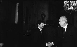 Incontro del Presidente della Repubblica Francesco Cossiga con il Direttivo nazionale di "Gioventù aclista"