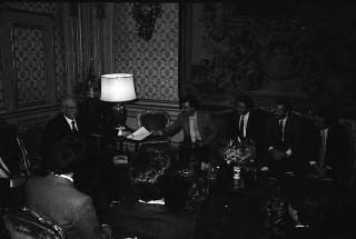 Incontro del Presidente della Repubblica Francesco Cossiga con il Direttivo nazionale di "Gioventù aclista"