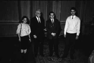 Incontro del Presidente della Repubblica Francesco Cossiga con i promotori, la giuria e i vincitori del Premio Comisso per la letteratura e del Premio Comisso ragazzi