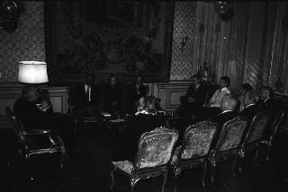 Incontro del Presidente della Repubblica Francesco Cossiga con i promotori, la giuria e i vincitori del Premio Comisso per la letteratura e del Premio Comisso ragazzi