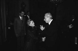 Incontro del Presidente della Repubblica Francesco Cossiga con i promotori, la giuria e i vincitori del Premio Comisso per la letteratura e del Premio Comisso ragazzi