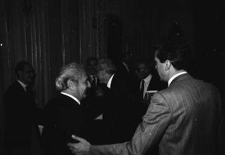 Incontro del Presidente della Repubblica Francesco Cossiga con i promotori, la giuria e i vincitori del Premio Comisso per la letteratura e del Premio Comisso ragazzi
