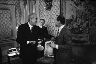 Il Presidente della Repubblica Francesco Cossiga riceve in udienza Jacek Palkiewicz.