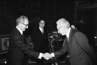 Cong Tam Huynh, nuovo ambasciatore della Repubblica Socialista del Vietnam; Luis Manuel Penalver, nuovo ambasciatore della Repubblica del Venezuela; Francis Anthony Small, nuovo ambasciatore di Nuova Zelanda: presentazione lettere credenziali