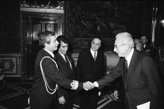 Cong Tam Huynh, nuovo ambasciatore della Repubblica Socialista del Vietnam; Luis Manuel Penalver, nuovo ambasciatore della Repubblica del Venezuela; Francis Anthony Small, nuovo ambasciatore di Nuova Zelanda: presentazione lettere credenziali