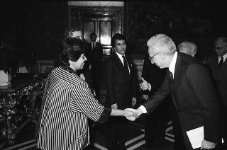 Cong Tam Huynh, nuovo ambasciatore della Repubblica Socialista del Vietnam; Luis Manuel Penalver, nuovo ambasciatore della Repubblica del Venezuela; Francis Anthony Small, nuovo ambasciatore di Nuova Zelanda: presentazione lettere credenziali