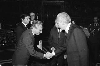 Cong Tam Huynh, nuovo ambasciatore della Repubblica Socialista del Vietnam; Luis Manuel Penalver, nuovo ambasciatore della Repubblica del Venezuela; Francis Anthony Small, nuovo ambasciatore di Nuova Zelanda: presentazione lettere credenziali