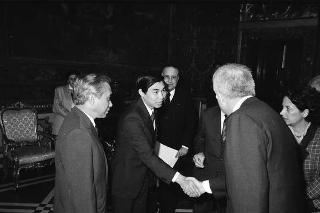 Cong Tam Huynh, nuovo ambasciatore della Repubblica Socialista del Vietnam; Luis Manuel Penalver, nuovo ambasciatore della Repubblica del Venezuela; Francis Anthony Small, nuovo ambasciatore di Nuova Zelanda: presentazione lettere credenziali