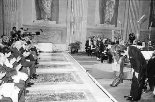 Esecuzione del Ciclo della creazione, di Milhaud-Sturzo, nella Cappella Paolina