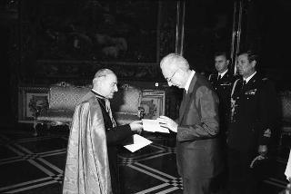 Octavio Rivero Serrano, nuovo ambasciatore degli Stati Uniti Messicani; Alassounouma Boumbera, nuovo ambasciatore della Repubblica del Togo; Mons. Luigi Poggi, nuovo Nunzio Apostolico: presentazione lettere credenziali