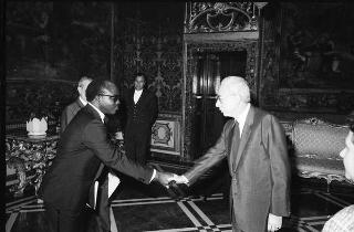 Octavio Rivero Serrano, nuovo ambasciatore degli Stati Uniti Messicani; Alassounouma Boumbera, nuovo ambasciatore della Repubblica del Togo; Mons. Luigi Poggi, nuovo Nunzio Apostolico: presentazione lettere credenziali
