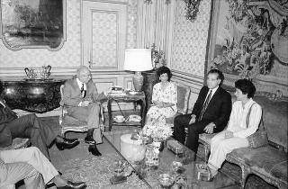 Incontro del Presidente della Repubblica Francesco Cossiga con Edoardo Fernandez, presidente del COPEI (Partito democristiano venezuelano)