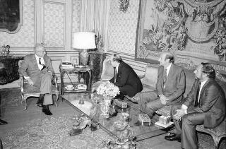 Incontro e successiva colazione del Presidente della Repubblica Francesco Cossiga con il Consigliere Federale Elvetico Kurt Furgler