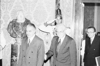 Colloquio e successiva colazione con il Presidente della Repubblica Federativa del Brasile Josè Sarney