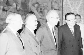 Colloquio e successiva colazione con il Presidente della Repubblica Federativa del Brasile Josè Sarney