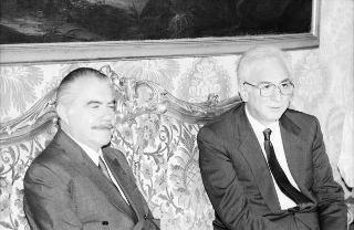 Colloquio e successiva colazione con il Presidente della Repubblica Federativa del Brasile Josè Sarney