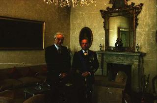 Incontro del Presidente della Repubblica Francesco Cossiga e successiva colazione con il Presidente della Repubblica Araba d'Egitto Hosny Mubarak