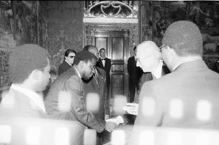 Gabriel Tarr Myers, nuovo ambasciatore della Repubblica di Liberia; Ahmed Ghaith Abdallah, nuovo ambasciatore del Kuwait; Niels Boel, nuovo ambasciatore del Regno di Danimarca: presentazione lettere credenziali
