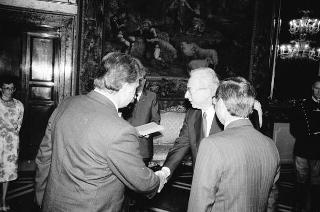 Arturo Guillermo Lopez Luna, nuovo ambasciatore della Repubblica di Honduras; Gyorgy Misur, nuovo ambasciatore della Repubblica Popolare Ungherese; McDonald Phillip Benjamin, nuovo ambasciatore di Dominica: presentazione lettere credenziali