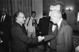 Colazione offerta dal Presidente della Repubblica in onore dei Presidenti delle Corti Costituzionali