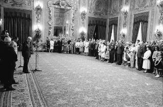 Incontro del Presidente della Repubblica Francesco Cossiga con  una delegazione del NATO Defence College