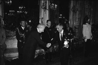 Incontro del Presidente della Repubblica Francesco Cossiga con  i componenti del Consiglio nazionale dell'Ordine dei giornalisti